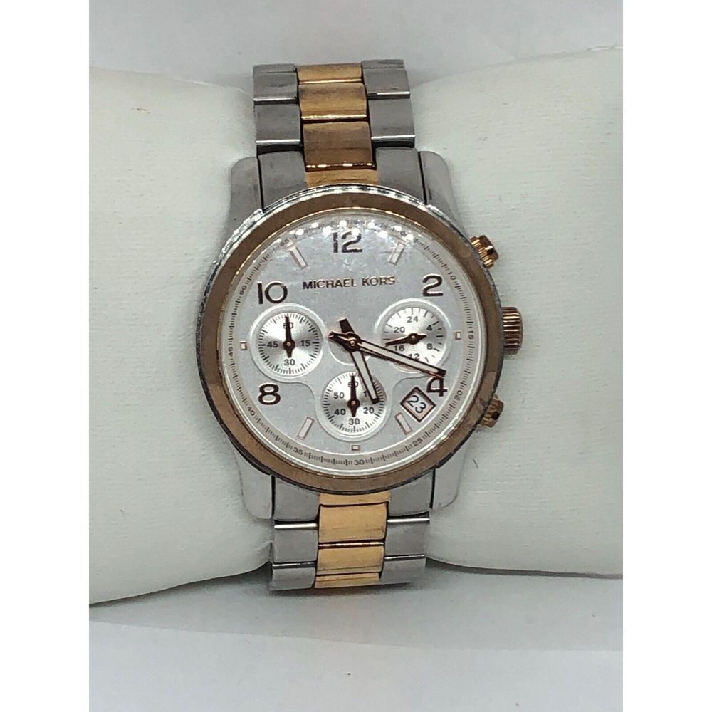 MICHAEL KORS MK5315 Womens Stainless Steel Analog Silver Dial Quartz Watch KG227